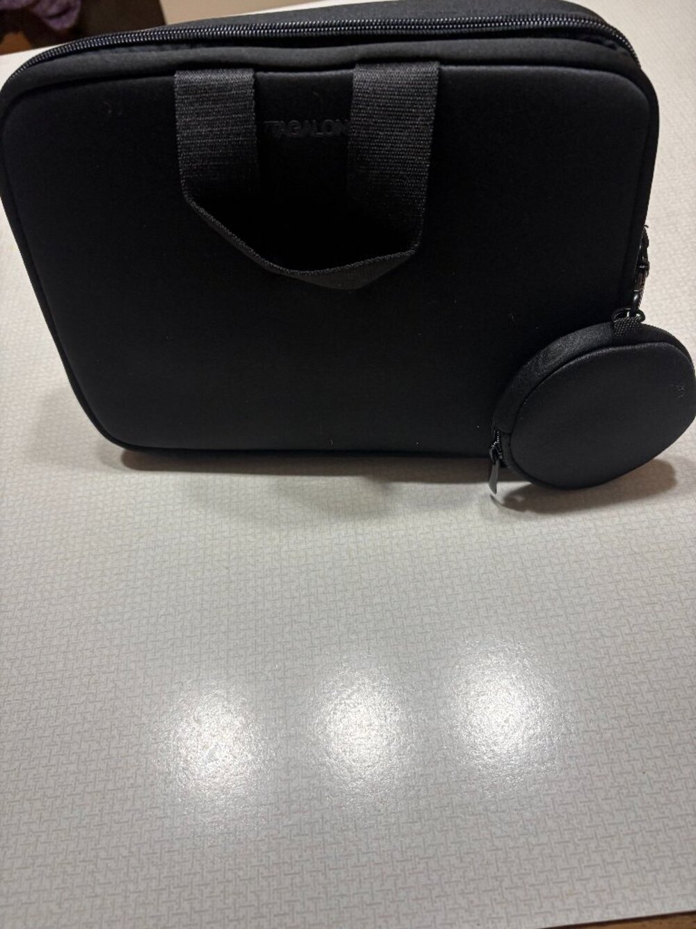 NWT Black My tagalongs Laptop Bag with attached small round bag